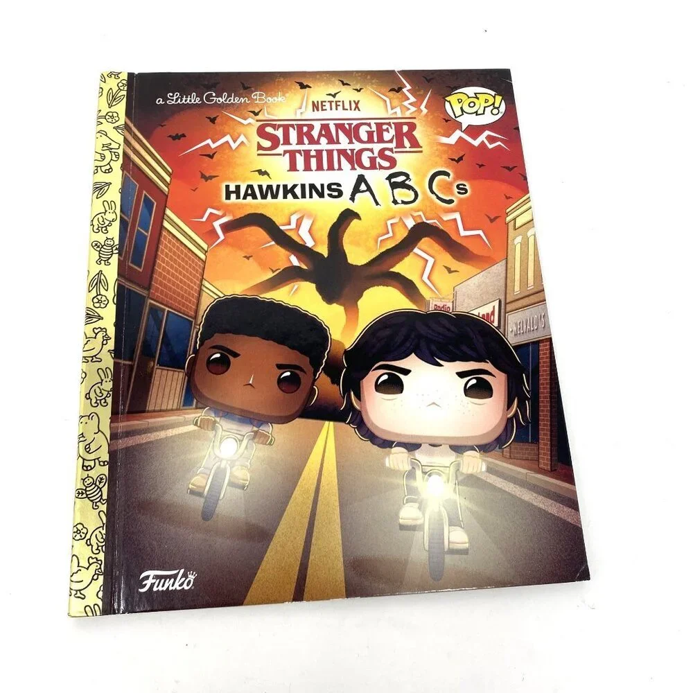 Stranger Things: Hawkins ABCs (Funko Pop!) - (Little Golden Book) by Geof Smith